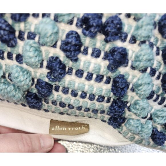 Allen + Roth Blue/White Throw Pillow Set 14"x14" Decorative Accent Cushions READ - Picture 3 of 7